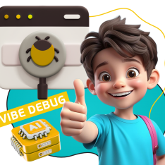 Тестирование & Vibe Debug. Охотники за багами - КИБЕРшкола программирования для детей, компьютерные курсы для школьников, начинающих и подростков - KIBERone г. Учалы