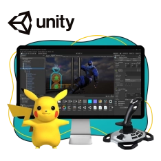 Мир игр на Unity 2D на популярном движке + AI-помощники - КИБЕРшкола программирования для детей, компьютерные курсы для школьников, начинающих и подростков - KIBERone г. Учалы